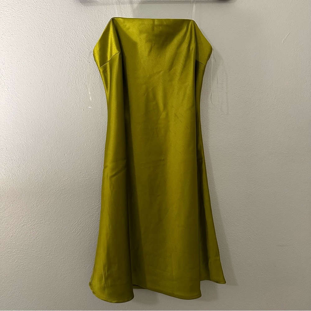 Olive green dress